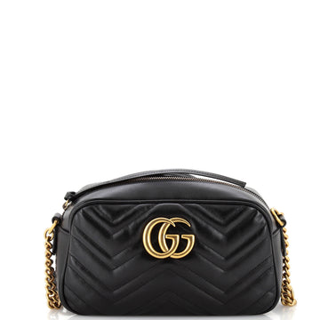 Gucci GG Marmont Shoulder Bag Matelasse Leather Small