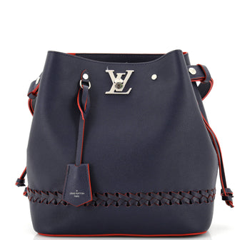 Louis Vuitton Lockme Bucket Bag Braided Leather