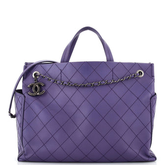 Chanel CC Pocket Tote Quilted Calfskin Large