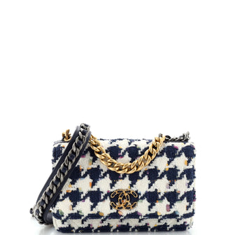 Chanel 19 Wallet on Chain Quilted Tweed