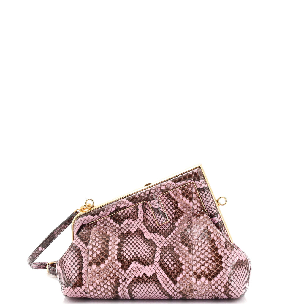 Fendi First Bag Python Small Purple 2840571