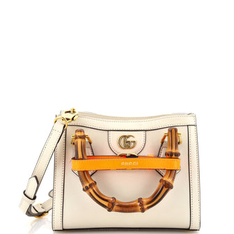 Gucci Diana NM Bamboo Handle Tote Leather Mini