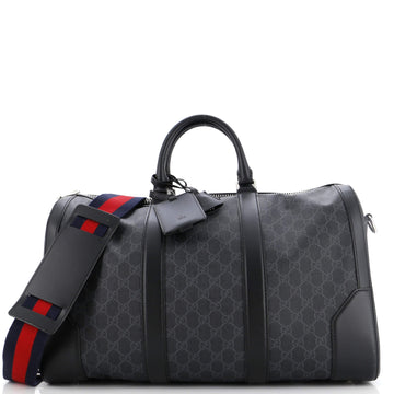 Gucci Convertible Duffle Bag GG Coated Canvas Medium