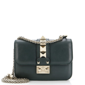 Valentino Garavani Glam Lock Shoulder Bag Leather Mini