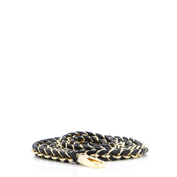 Louis Vuitton Multi Pochette Accessoires Woven Chain Strap Leather and Metal