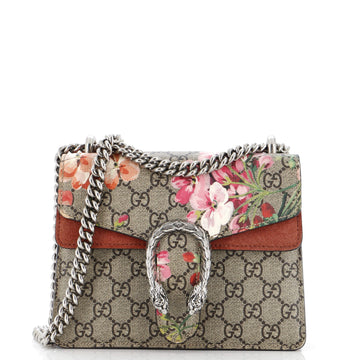 Gucci Dionysus Bag Blooms Print GG Coated Canvas Super Mini