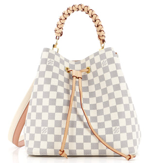 Louis Vuitton Braided Handle NeoNoe Handbag Damier MM