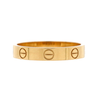 Cartier Love Wedding Band Ring 18K Yellow Gold