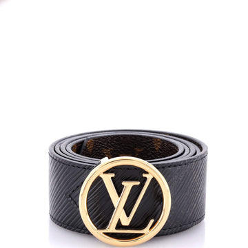 Louis Vuitton LV Circle Reversible Belt Monogram Canvas and Leather Medium
