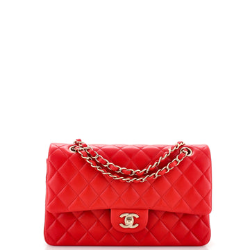 Chanel Classic Double Flap Bag Quilted Lambskin Medium