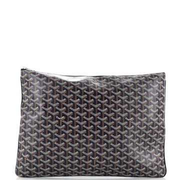 Goyard Senat Zip Pouch Coated Canvas GM