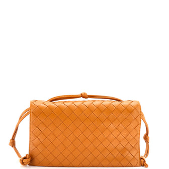 Bottega Veneta Trio Pouch on Strap Intrecciato Nappa