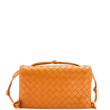 Bottega Veneta Trio Pouch on Strap Intrecciato Nappa