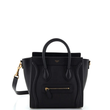 Celine Luggage Bag Smooth Leather Nano