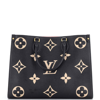 Louis Vuitton OnTheGo Tote Bicolor Monogram Empreinte Giant MM