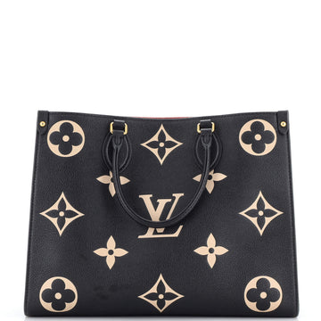 Louis Vuitton OnTheGo Tote Bicolor Monogram Empreinte Giant MM
