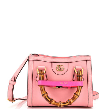 Gucci Diana NM Bamboo Handle Tote Leather Mini