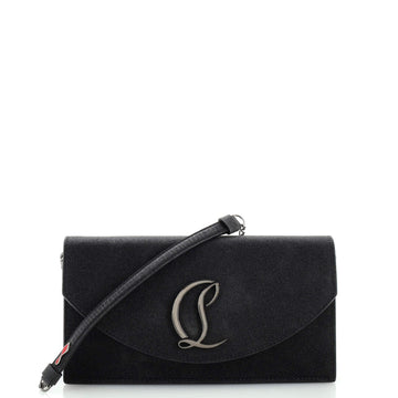 Christian Louboutin Loubi54 Chain Clutch Glitter Leather