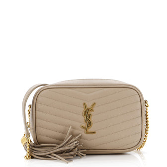 Saint Laurent Lou Camera Bag Matelasse Chevron Leather Mini