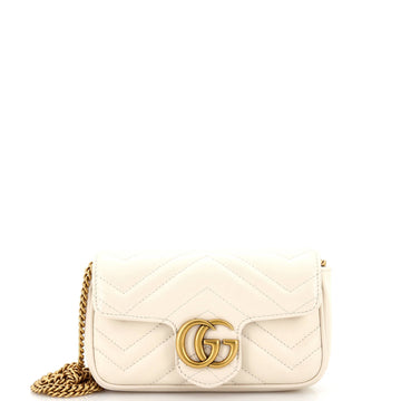 Gucci GG Marmont Flap Bag Matelasse Leather Super Mini