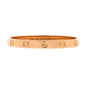 Cartier Love Bracelet 18K Rose Gold