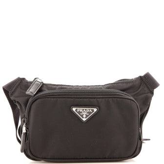Prada Front Pocket Belt Bag Re-Nylon with Saffiano Leather