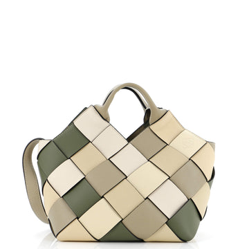 Loewe Woven Basket Bag Leather Small