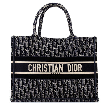 Christian Dior Book Tote Oblique Velvet Large