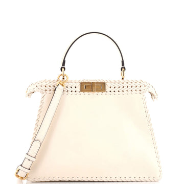 Fendi Peekaboo ISeeU Bag Whipstitch Leather Medium