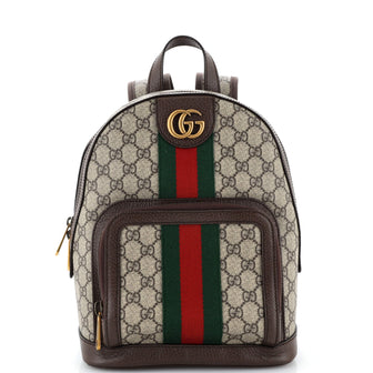 Gucci Ophidia Backpack GG Coated Canvas Small