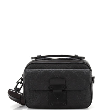 Louis Vuitton S Lock Messenger Bag Monogram Taurillon Leather