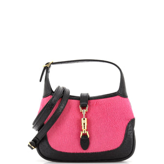 Gucci Jackie 1961 Hobo Calf Hair with Leather Mini