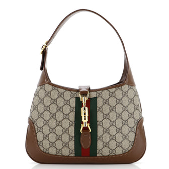 Gucci Jackie 1961 Hobo GG Coated Canvas Small