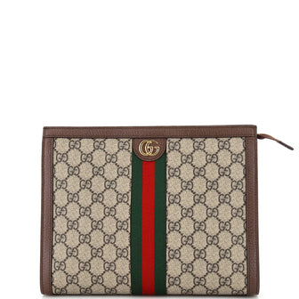Gucci Ophidia Toiletry Pouch GG Coated Canvas Large