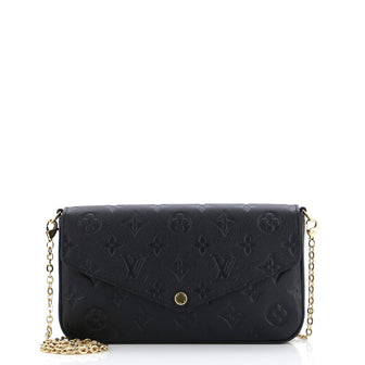 Louis Vuitton Felicie Pochette Monogram Empreinte Leather