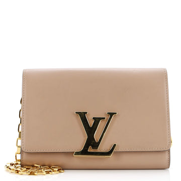 Louis Vuitton Chain Louise Clutch Leather GM