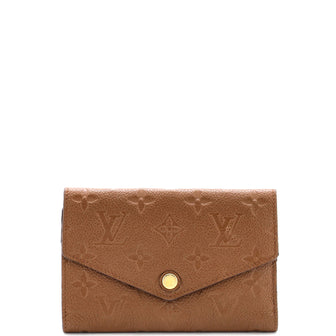 Louis Vuitton Curieuse Wallet Monogram Empreinte Leather Compact