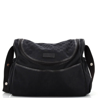 Gucci Diaper Crossbody Bag GG Canvas