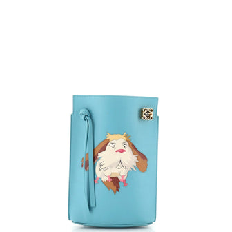 Loewe Howl's Moving Castle Dice Pocket Crossbody Printed Leather