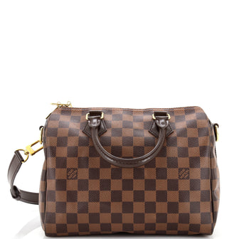Louis Vuitton Speedy Bandouliere Bag Damier 25