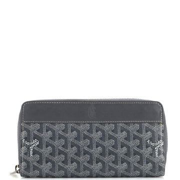 Goyard Matignon Zip Wallet Coated Canvas with Leather
