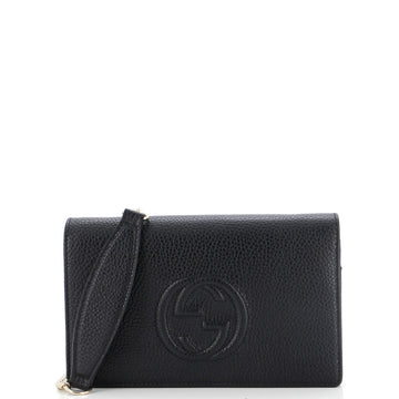Gucci Soho Wallet on Chain (Outlet) Leather