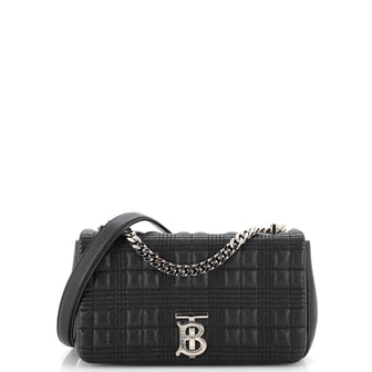 Burberry Lola Shoulder Bag Quilted Lambskin Small