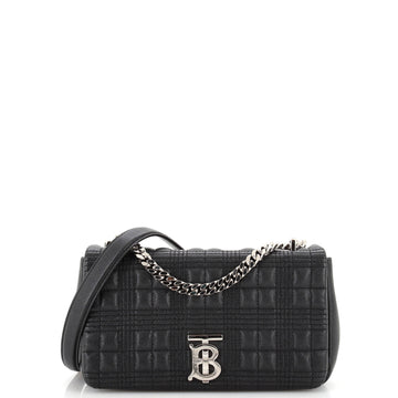 Burberry Lola Shoulder Bag Quilted Lambskin Small