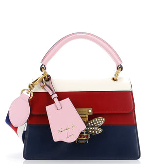 Gucci Queen Margaret Top Handle Bag Colorblock Leather Small
