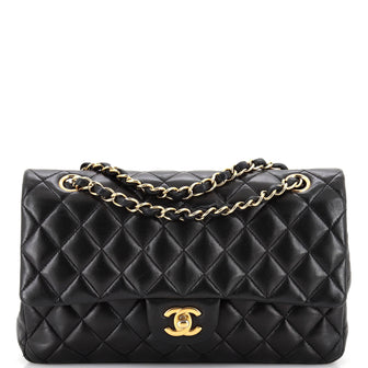 Chanel Classic Double Flap Bag Quilted Lambskin Medium