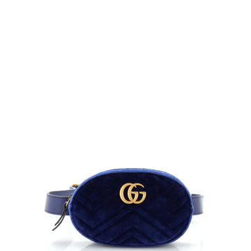 Gucci GG Marmont Belt Bag Matelasse Velvet