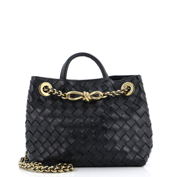 Bottega Veneta Andiamo Top Handle Bag Intrecciato Nappa Small