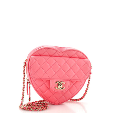 Chanel CC in Love Heart Bag Quilted Lambskin