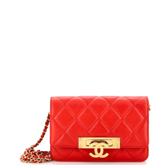 Chanel Golden Class Wallet on Chain Quilted Lambskin